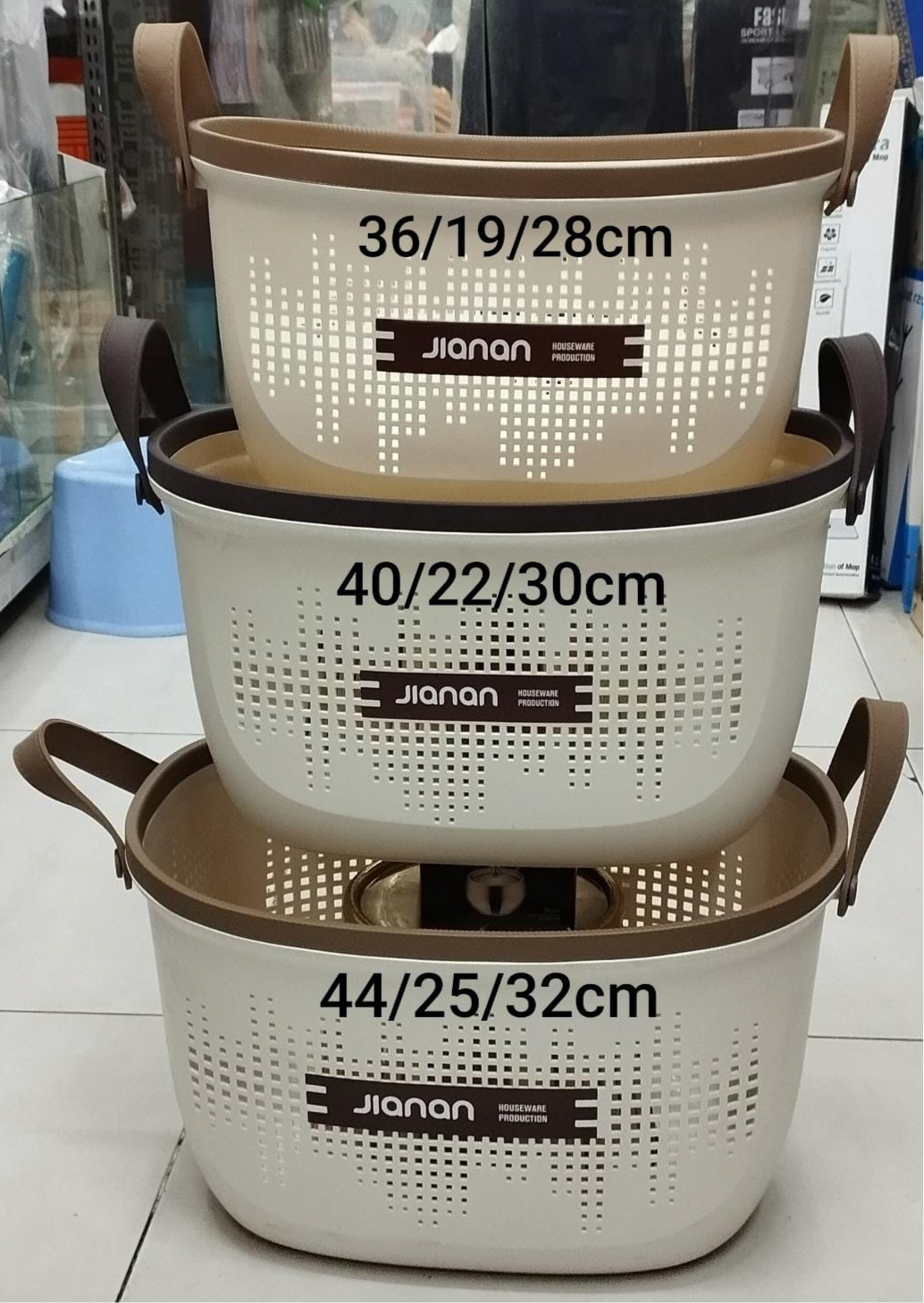 3pcs Multipurpose Storage Basket, Closet Organization Container Basket, Toiletries Storage Basket 3pcs Multipurpose Storage Basket, Closet Organization Container Basket, Toiletries Storage Basket